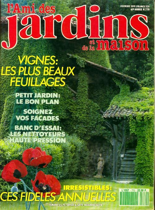 Livrenpoche : L'ami des jardins et de la maison n°770 : Vignes, les plus beaux feuillages - Collectif - Livre
