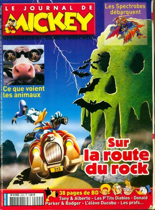 Livrenpoche : Le journal de Mickey n°2855 : Sur la route du rock - Collectif - Livre