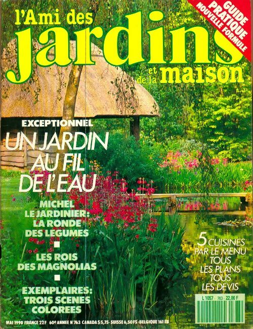 Livrenpoche : L'ami des jardins et de la maison n°763 : Un jardin au fil de l'eau - Collectif - Livre