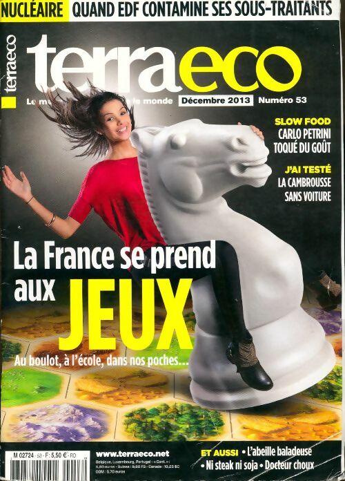 Terraeco n°53 : La France se prend aux jeux - Collectif -  Terraeco - Livre