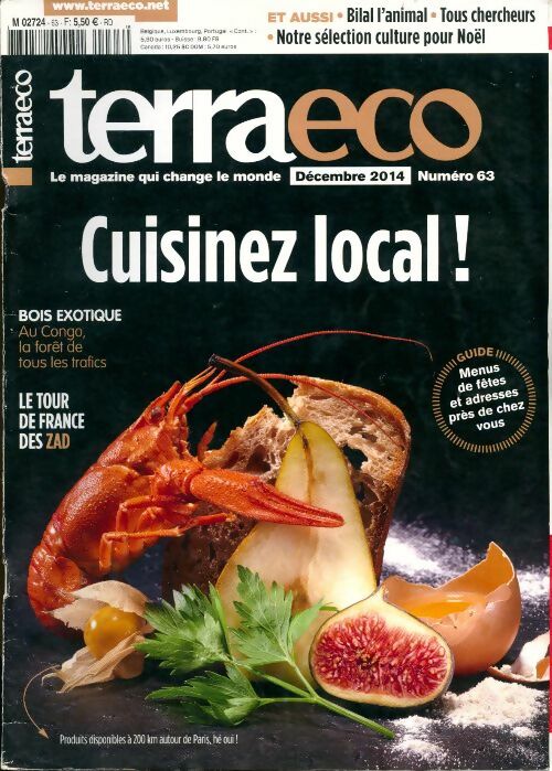 Terraeco n°63 : Cuisinez local ! - Collectif -  Terraeco - Livre