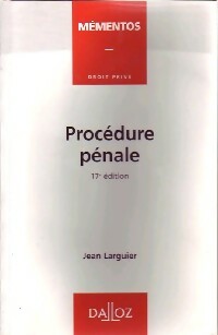 Livrenpoche : Procédure pénale - Jean Larguier - Livre