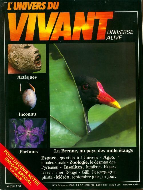 Livrenpoche : L'univers du vivant n°3 : La Brenne, au pays des mille étangs - Collectif - Livre