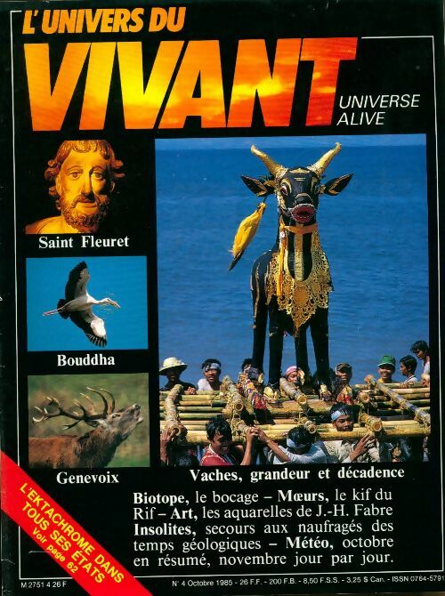 Livrenpoche : L'univers du vivant n°4 : Vaches, grandeur et décadence - Collectif - Livre