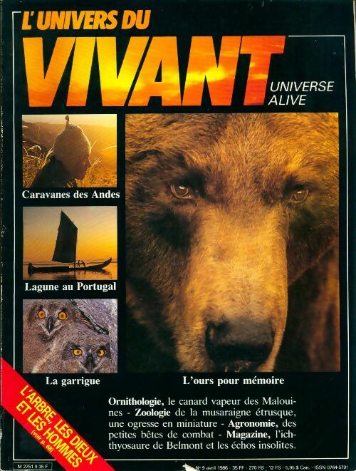 Livrenpoche : L'univers du vivant n°9 : L'ours pour mémoire - Collectif - Livre