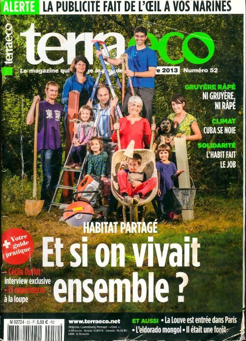 Livrenpoche : Terraeco n°52 : Habitat partagé - Collectif - Livre
