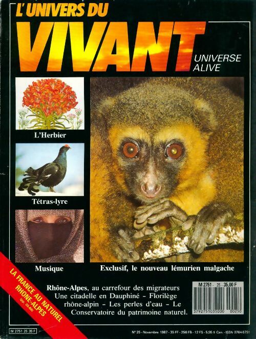Livrenpoche : L'univers du vivant n°25 : Exclusif, le nouveau lémurien malgache - Collectif - Livre