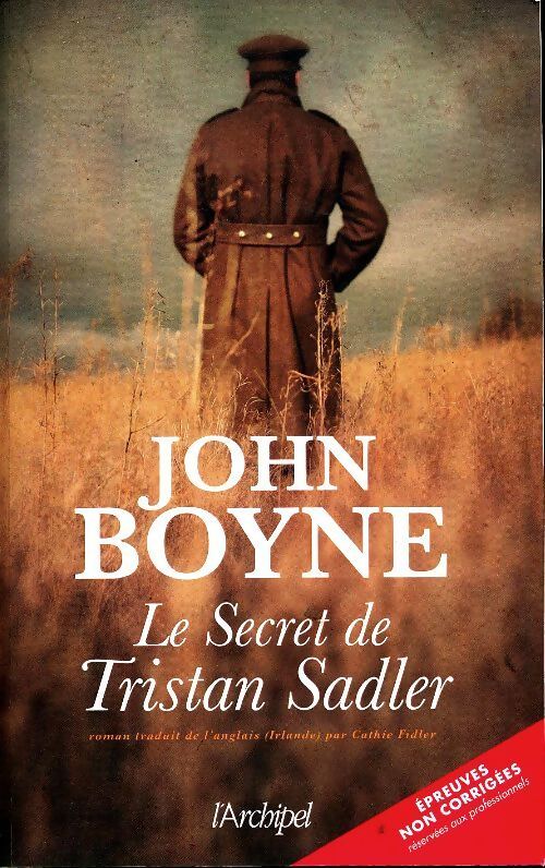 Le Secret de Tristan Sadler - John Boyne - Livre