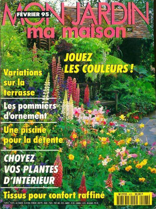Livrenpoche : Mon jardin & ma maison n°423 : Jouez les couleurs - Collectif - Livre
