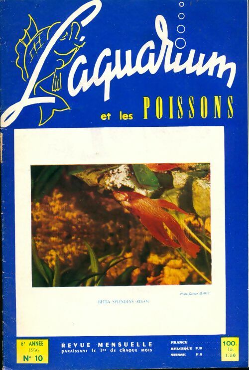 Livrenpoche : L'aquarium et les poissons n°10 6ème année - Collectif - Livre