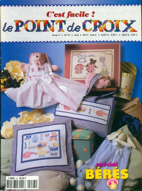 Livrenpoche : C'est facile ! Le point de croix n°23 : Spécial bébés - Collectif - Livre