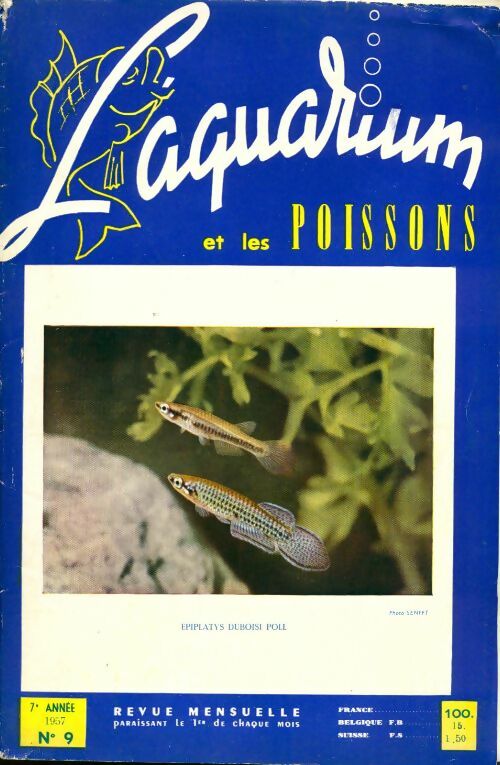 Livrenpoche : L'aquarium et les poissons n°9 7ème année - Collectif - Livre