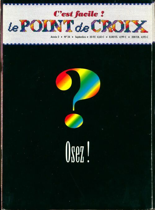 Livrenpoche : C'est facile ! Le point de croix n°24 - Collectif - Livre