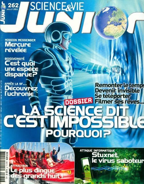 Livrenpoche : Science & vie junior n°262 : La science dit c'est impossible, pourquoi ? - Collectif - Livre