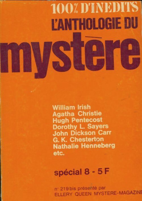 L'anthologie du mystère n°219 bis - Collectif -  Mystère magazine - Livre