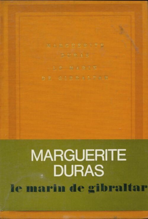 Livrenpoche : Le marin de Gibraltar - Marguerite Duras - Livre