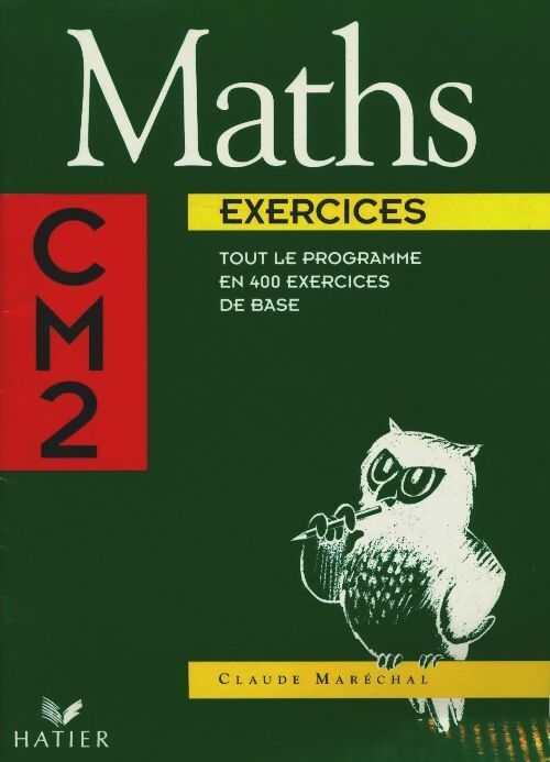 Livrenpoche : Maths exercices CM2 - Claude Maréchal - Livre
