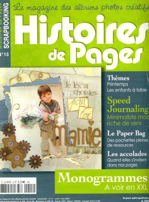 Livrenpoche : Histoires de pages n°15 : Monogrammes - Collectif - Livre