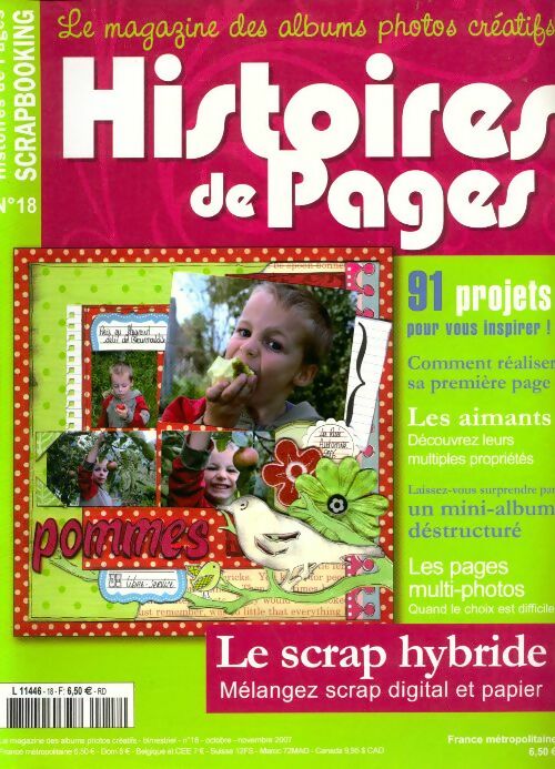 Livrenpoche : Histoires de pages n°18 : Le scrap hybride - Collectif - Livre