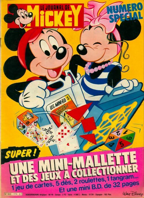 Livrenpoche : Le journal de Mickey n°1774 - Collectif - Livre