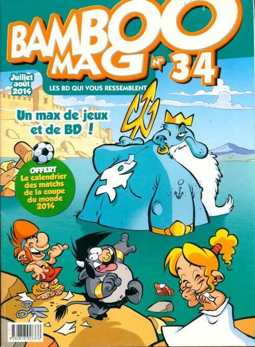 Livrenpoche : Bamboo mag n°34 : Un max de jeux et de BD ! - Collectif - Livre