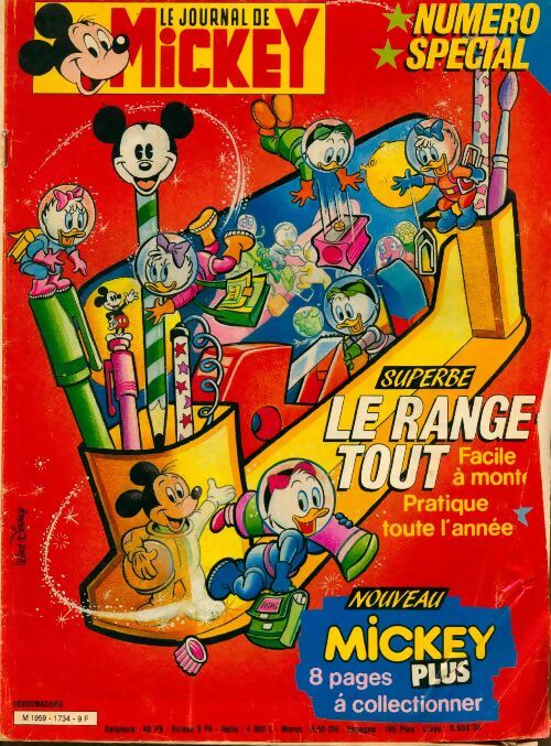 Le journal de Mickey n°1734 - Collectif - Livre