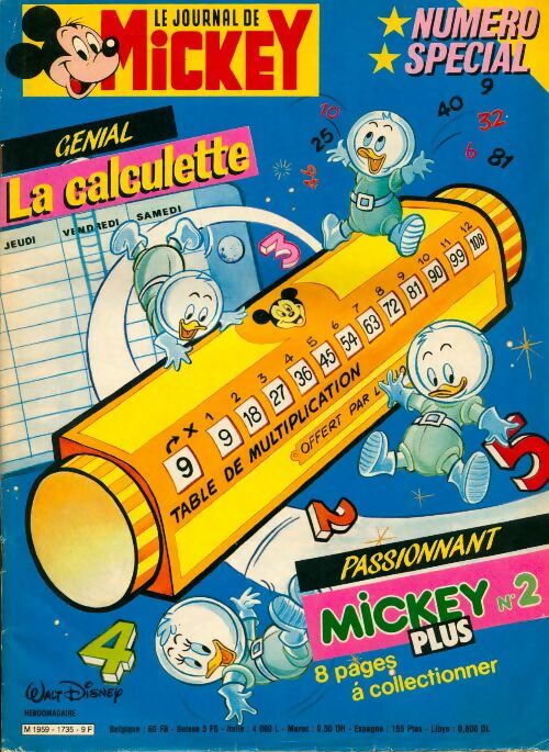 Livrenpoche : Le journal de Mickey n°1735 : Numéro spécial - Collectif - Livre