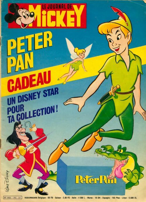 Livrenpoche : Le journal de Mickey n°1761 : Peter Pan - Collectif - Livre