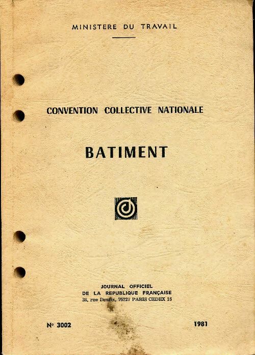 Livrenpoche : Bâtiment : Convention collective nationale - Collectif - Livre