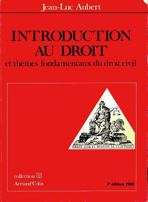 Livrenpoche : Introduction au droit - Jean-Luc Aubert - Livre