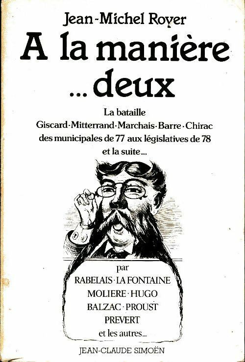 Livrenpoche : A la manière...deux - Jean-Michel Royer - Livre