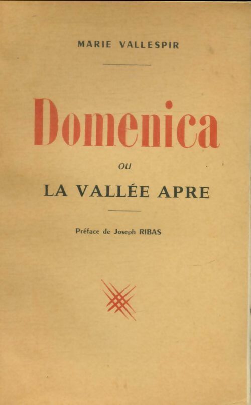 Livrenpoche : Domenica ou la vallée âpre - Marie Vallespir - Livre
