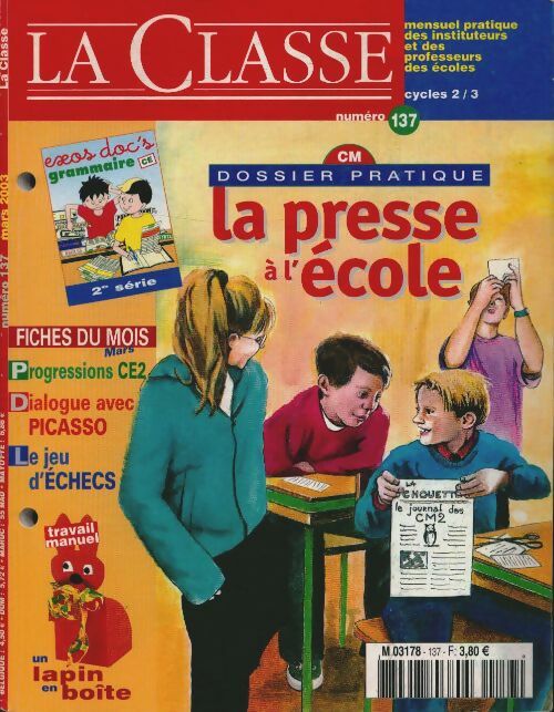 Livrenpoche : La classe maternelle n°137 : La presse à l'école - Collectif - Livre