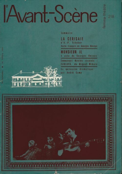 Livrenpoche : L'Avant-Scène n°218 - Collectif - Livre