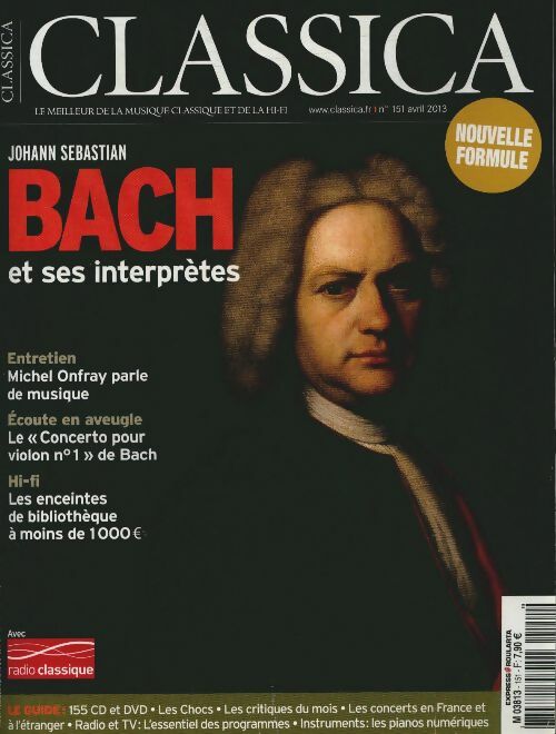 Classica n°151 : Johann Sebastian Bach - Collectif -  Classica - Livre