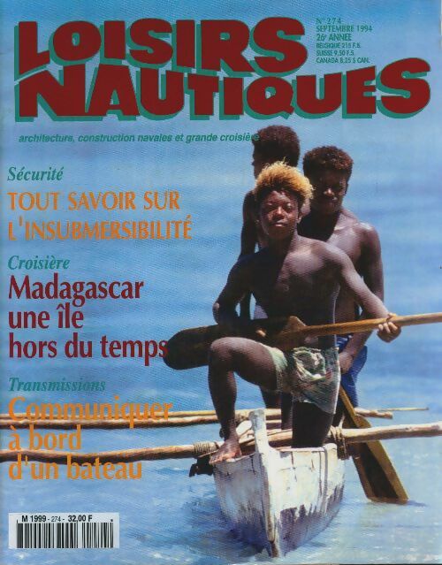 Livrenpoche : Loisirs nautiques n°274 : Tout savoir sur l'insubmersibilité - Collectif - Livre