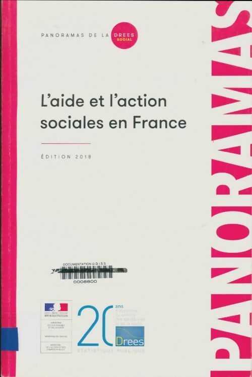 L'aide et l'action sociales en France 2018 - Collectif -  Panoramas de la DREES - Livre