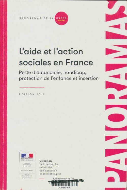 L'aide et l'action sociales en France 2019 - Collectif -  Ministère de la santé GF - Livre
