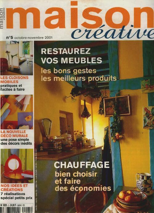 Livrenpoche : Maison créative n°5 : Restaurez vos meubles - Collectif - Livre