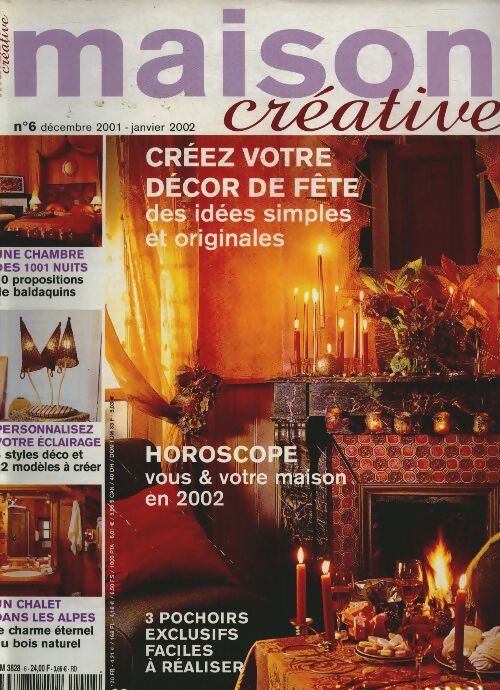 Livrenpoche : Maison créative n°6 : Créez votre décor de fête - Collectif - Livre