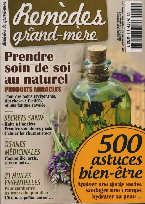 Livrenpoche : Remèdes de grand-mère n°9 : Prendre soin de soi au naturel - Collectif - Livre