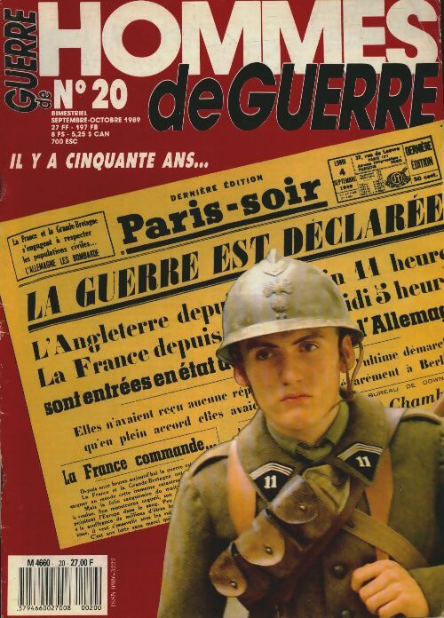 Livrenpoche : Hommes de guerre n°20 : Il y a cinquante ans - Collectif - Livre
