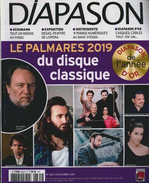Diapason n°685 : Le palmarès 2019 du disque classique - Collectif -  Diapason - Livre