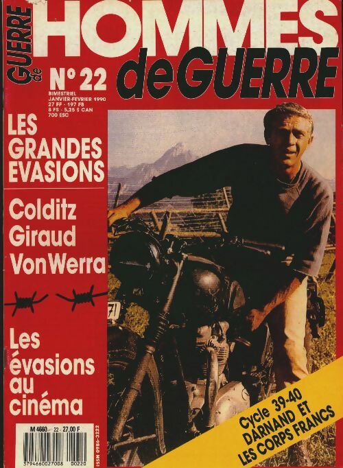 Livrenpoche : Hommes de guerre n°22 : Les grandes évasions - Collectif - Livre