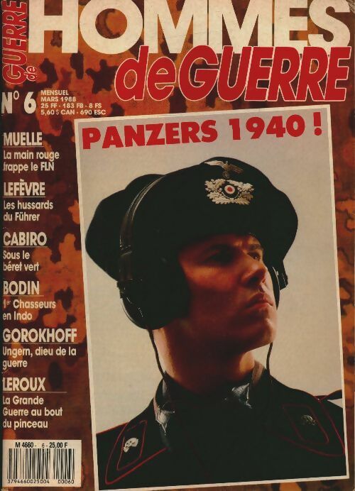 Livrenpoche : Hommes de guerre n°6 : Panzers 1940 - Collectif - Livre