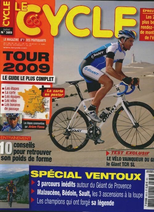 Livrenpoche : Le cycle  n°389 : Tour 2009 - Collectif - Livre