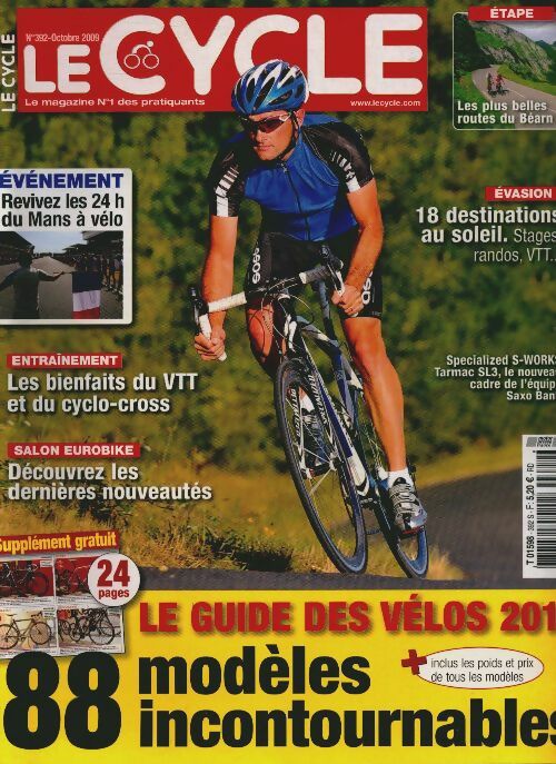 Livrenpoche : Le cycle  n°392 : Le guide des vélos 2010 - Collectif - Livre