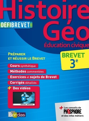 Livrenpoche : Histoire géo brevet - Collectif - Livre