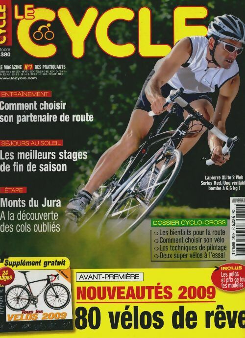 Livrenpoche : Le cycle  n°380 : Nouveautés 2009 80 vélos de rêve - Collectif - Livre