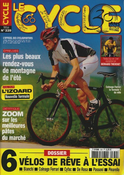 Livrenpoche : Le cycle  n°339 : 6 vélos de rêve à l'essai - Collectif - Livre